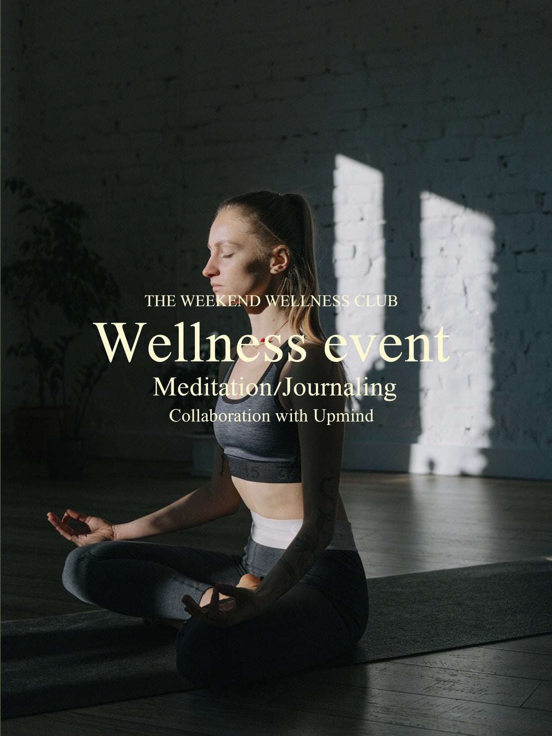 【TWWC EVENTS Vol.27 Meditation & Journaling w @upmind_jp】